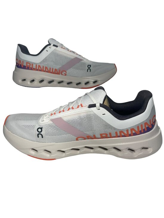 On Cloudsurfer Next White & Flame Running Shoes Men\'s Sz 10.5 NWB $150 main image 9